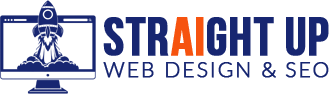 Straight Up Web Design Logo
